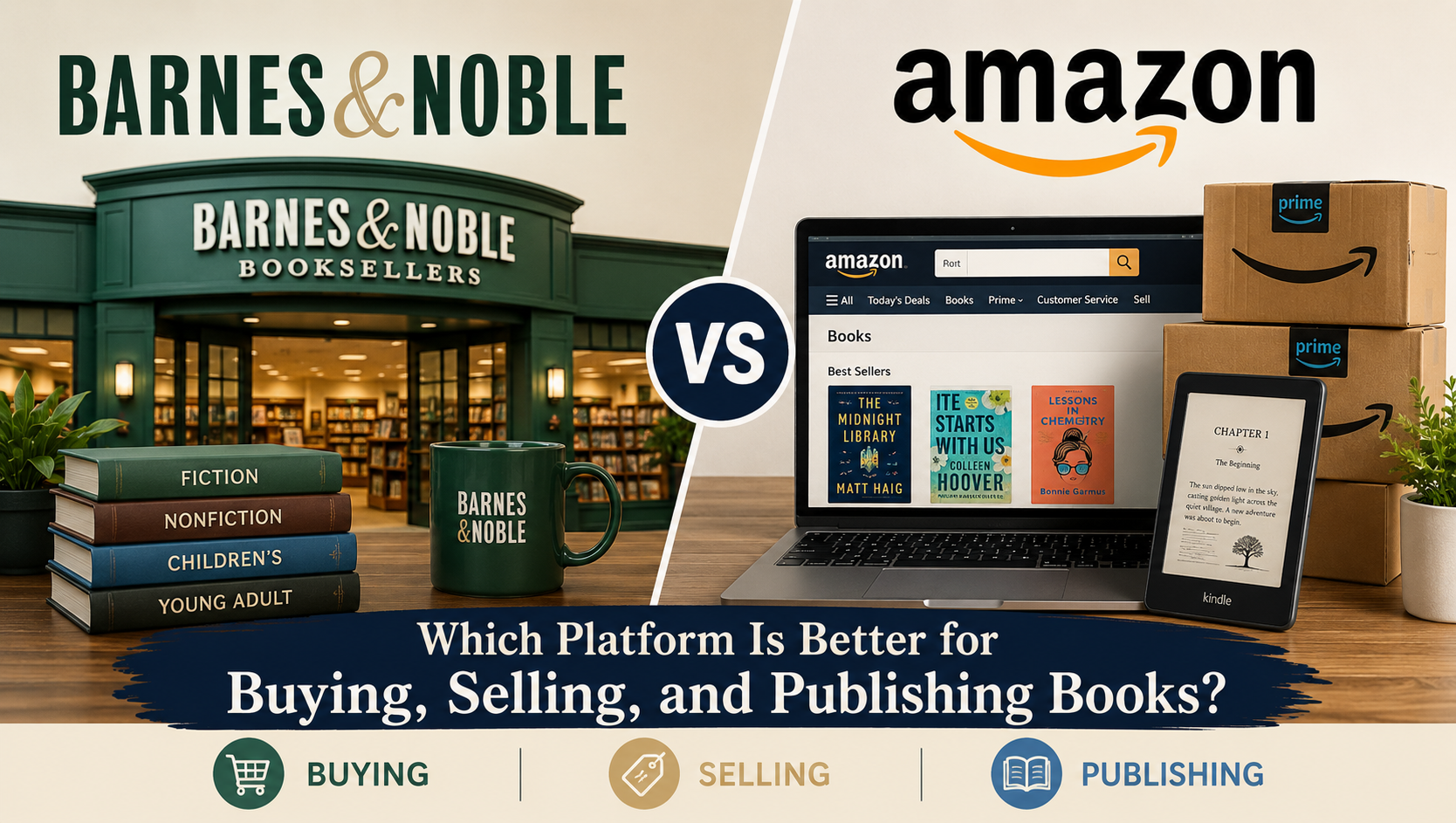 amazon kdp vs barnes and noble
